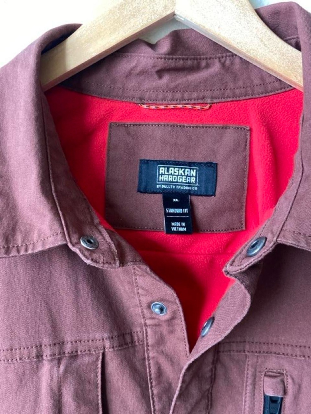 Alaskan Hardgear Men's Jacket with Red Lining - Picture 5 of 8